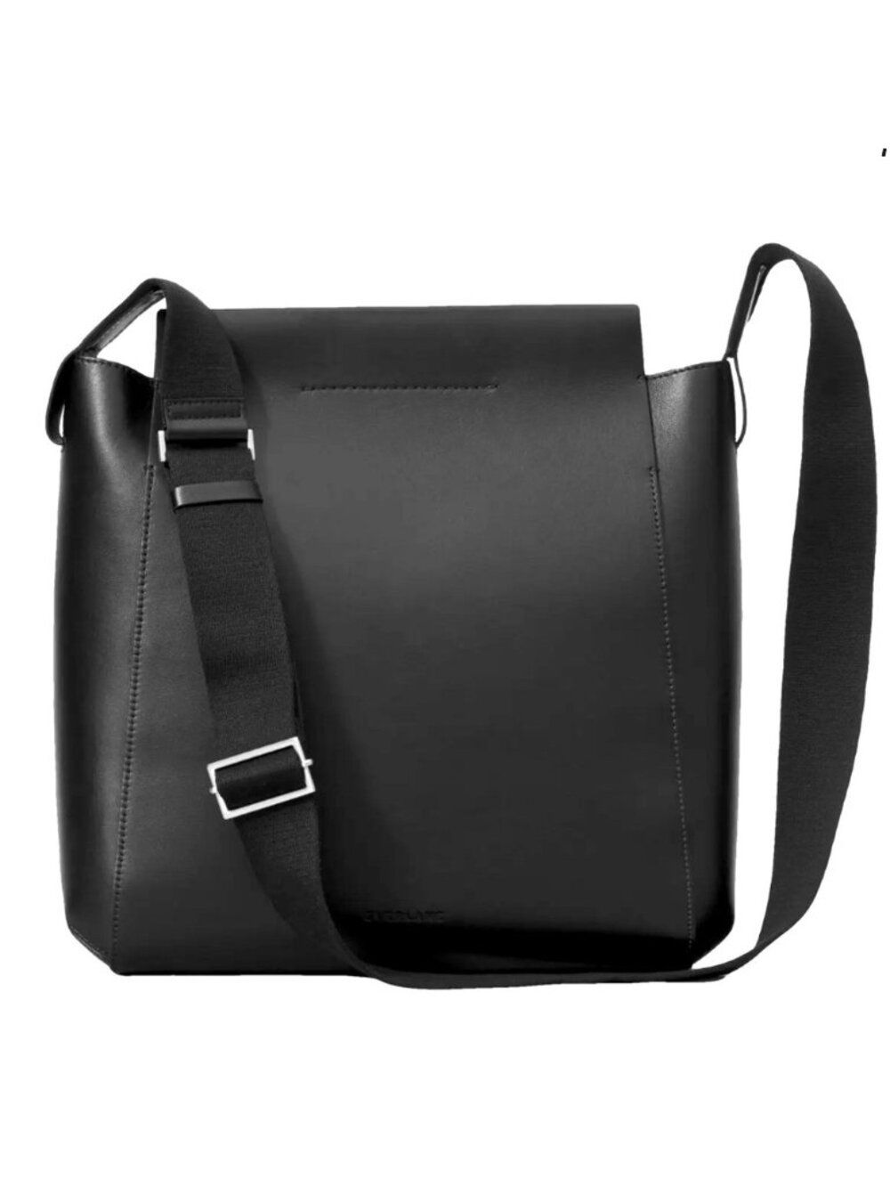 Everlane black leather crossbody bag